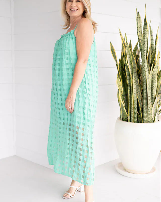 LaSofia La Sofia Alice Midi Dress La Sofia Alice Midi Dress Splash Swimwear Dresses