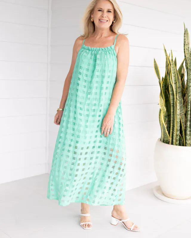 LaSofia La Sofia Alice Midi Dress La Sofia Alice Midi Dress Splash Swimwear Dresses