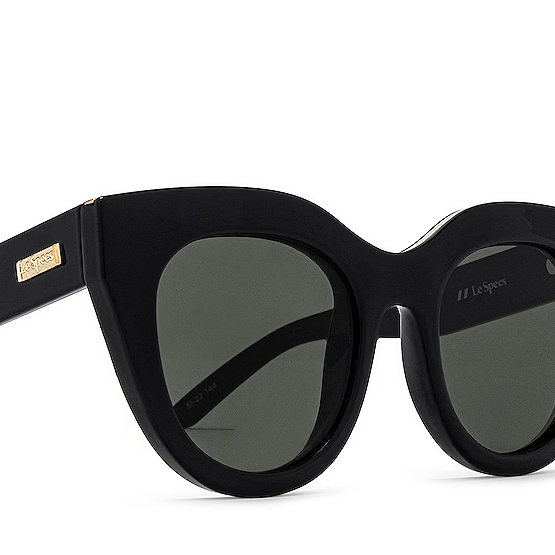 Le Specs Air Heart Sunnies 1602175 Splash Swimwear Womens Accessories Black Gold 9324976212894