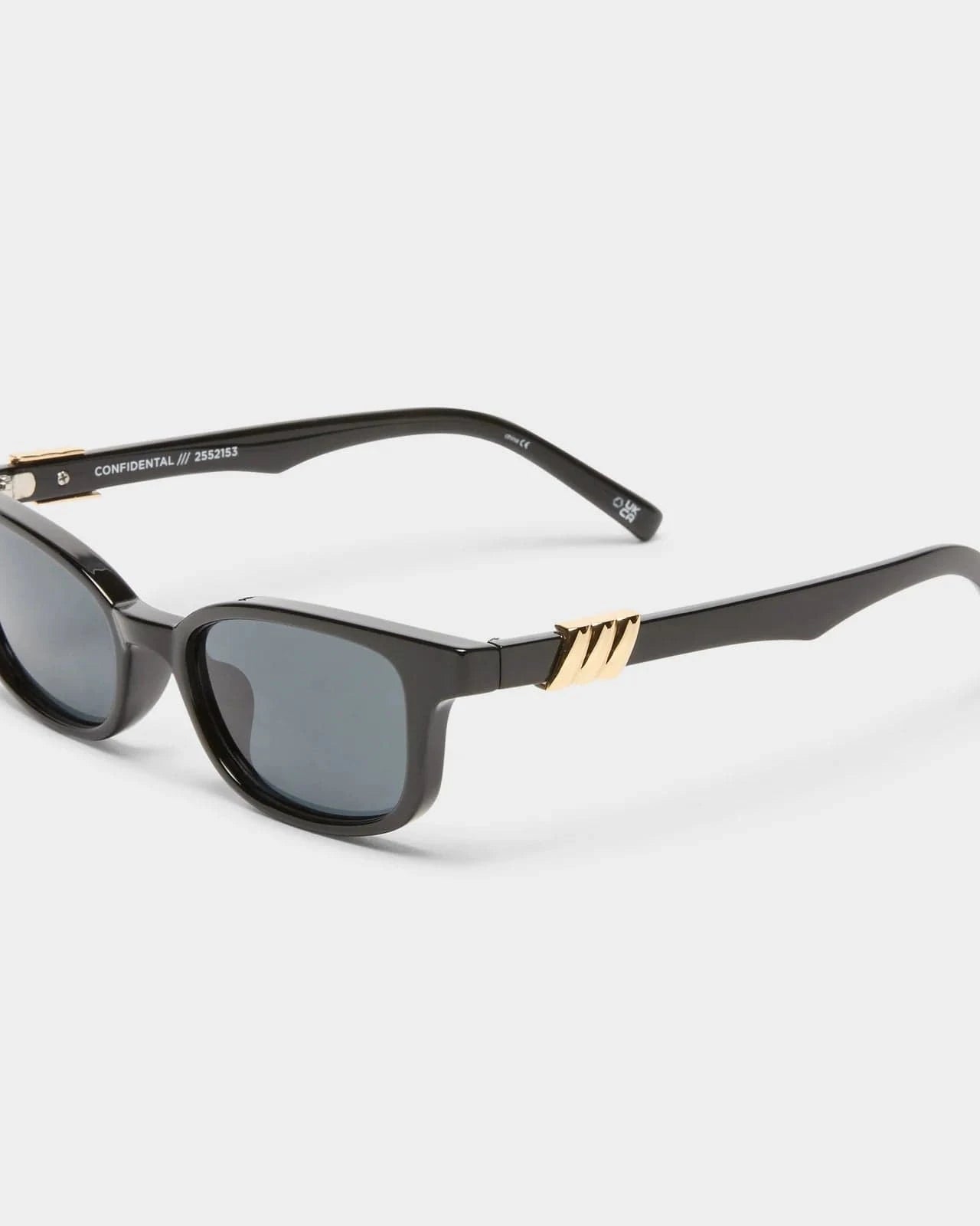 Le Specs Confidential Sunnies - Black LSP2552153 Le Specs Lunita Sunnies - Tort Smokey Brown Splash Swimwear Sunnies 9324976426222