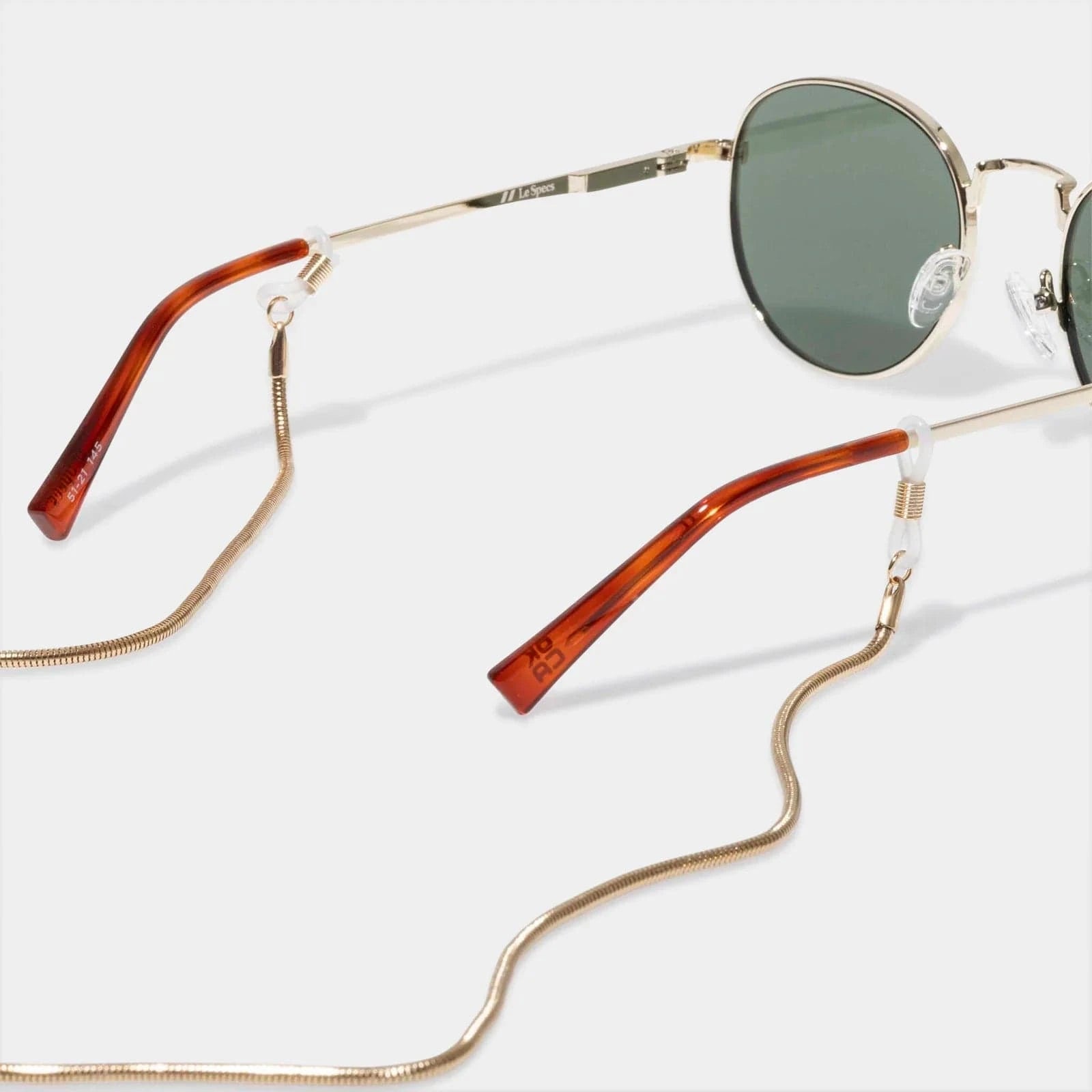 Le Specs Fine Rope Neck Chain - Gold CHN2205522 Fine Rope Neck Chain - Gold Splash Swimwear Neck Chain 9324976407399