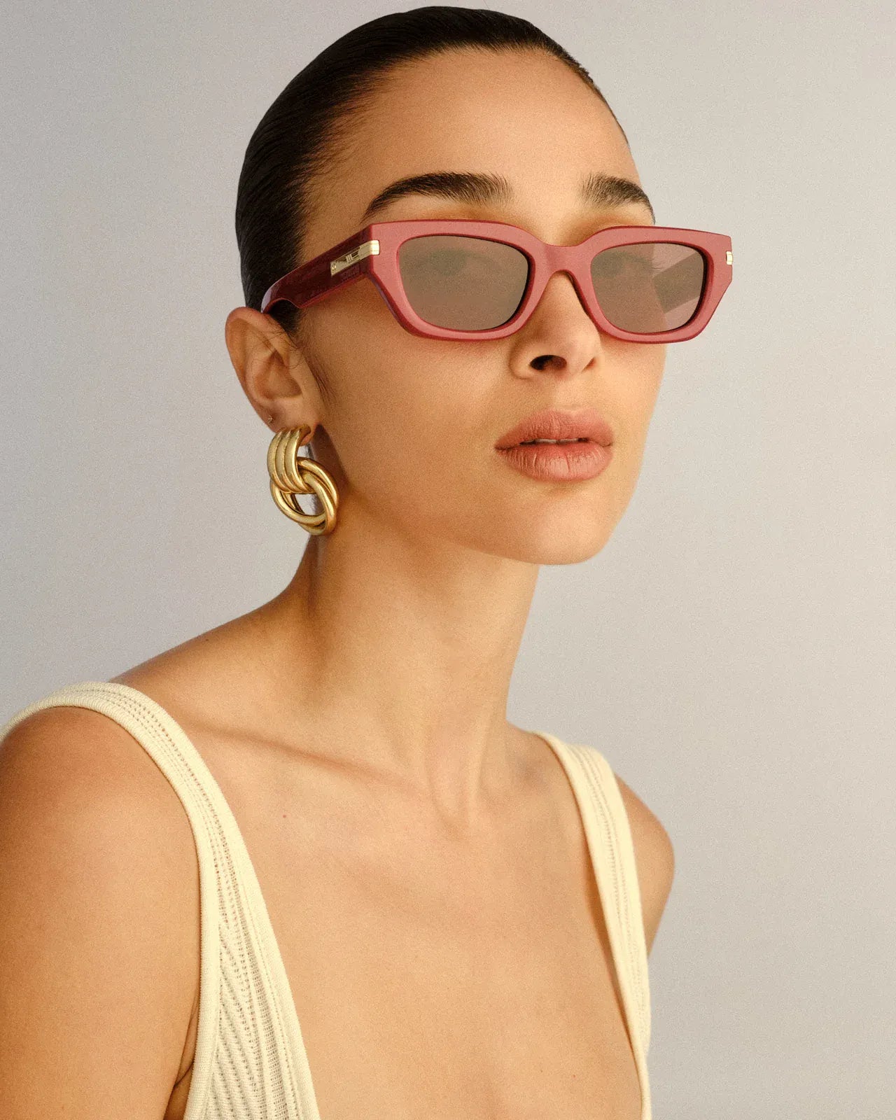 Le Specs Le Specs Curito Sunnies - Burgundy Le Specs Outta Love Sunnies - Pearl Caramel Splash Swimwear Sunnies 1000031283