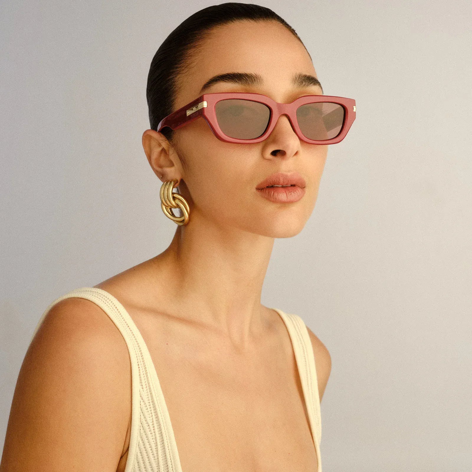 Le Specs Le Specs Curito Sunnies - Burgundy Le Specs Outta Love Sunnies - Pearl Caramel Splash Swimwear Sunnies 1000031283