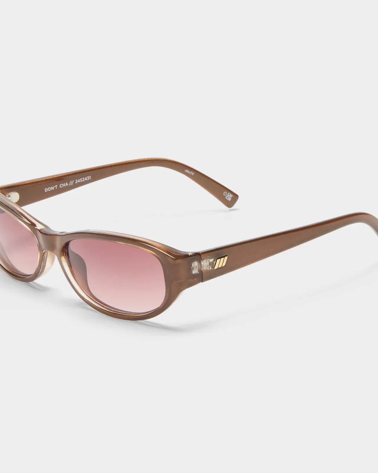 Le Specs Le Specs Don't Cha Sunnies - Pearl Chocolate LSP2452431 Le Specs Outta Love Sunnies - Pearl Caramel Splash Swimwear Sunnies 9324976418944