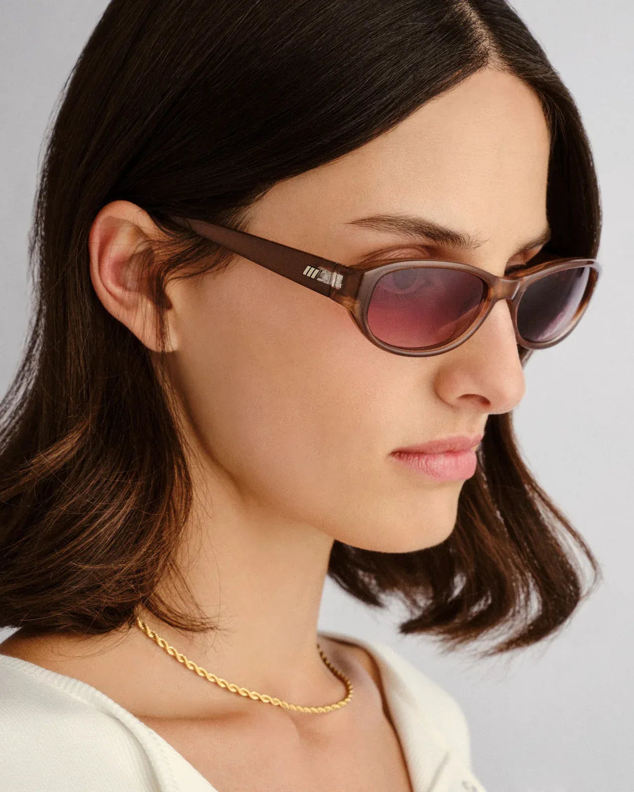 Le Specs Le Specs Don't Cha Sunnies - Pearl Chocolate LSP2452431 Le Specs Outta Love Sunnies - Pearl Caramel Splash Swimwear Sunnies 9324976418944