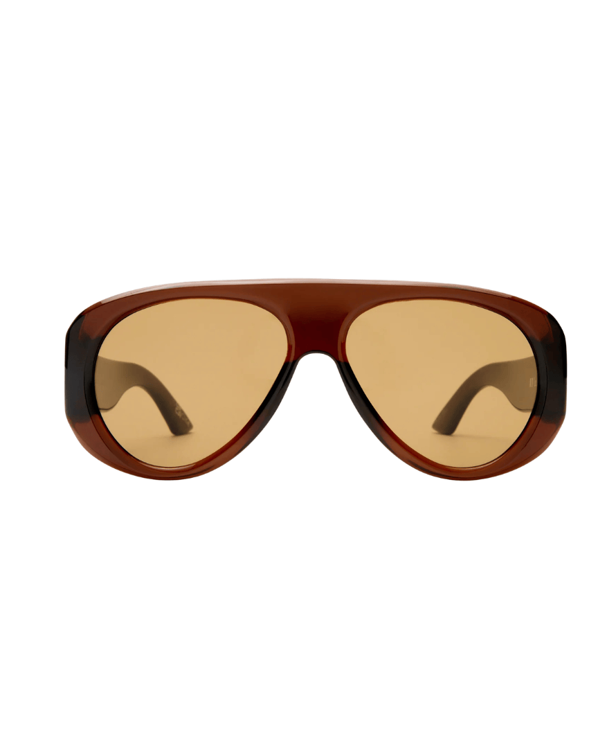 Le Specs Le Specs Dream Boat Sunnies - Coco LSP2652322 Le Specs Outta Love Sunnies - Pearl Caramel Splash Swimwear Sunnies 9324976437952