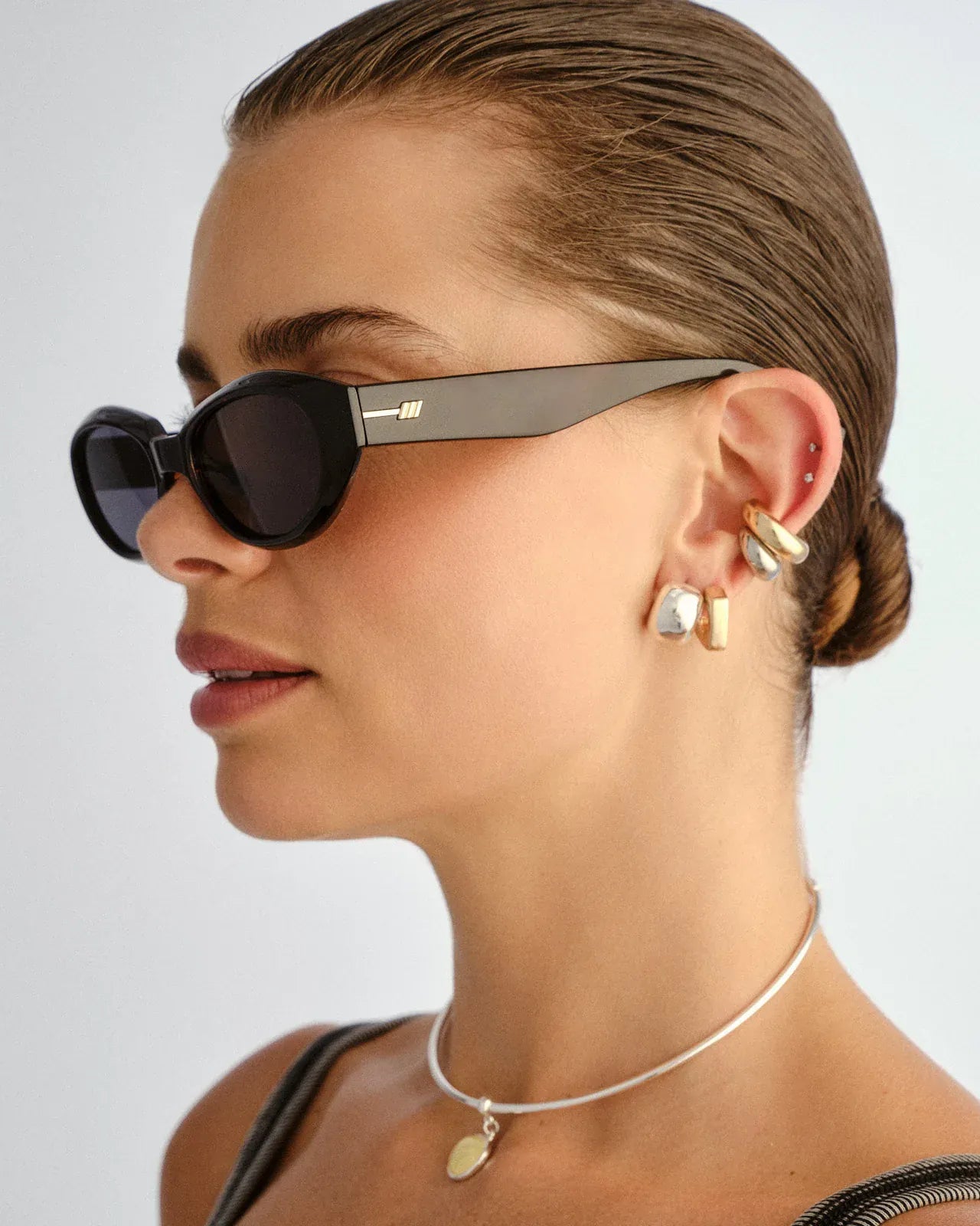 Le Specs Le Specs Le Bijou + Sunnies - Dark Tort LWF2652368 Le Specs Outta Love Sunnies - Pearl Caramel Splash Swimwear Sunnies 9324976446718