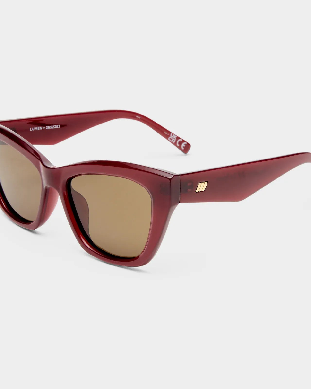Le Specs Le Specs Lumen + Sunnies - Cranberry LWF2652383 Le Specs Outta Love Sunnies - Pearl Caramel Splash Swimwear Sunnies 9324976446862