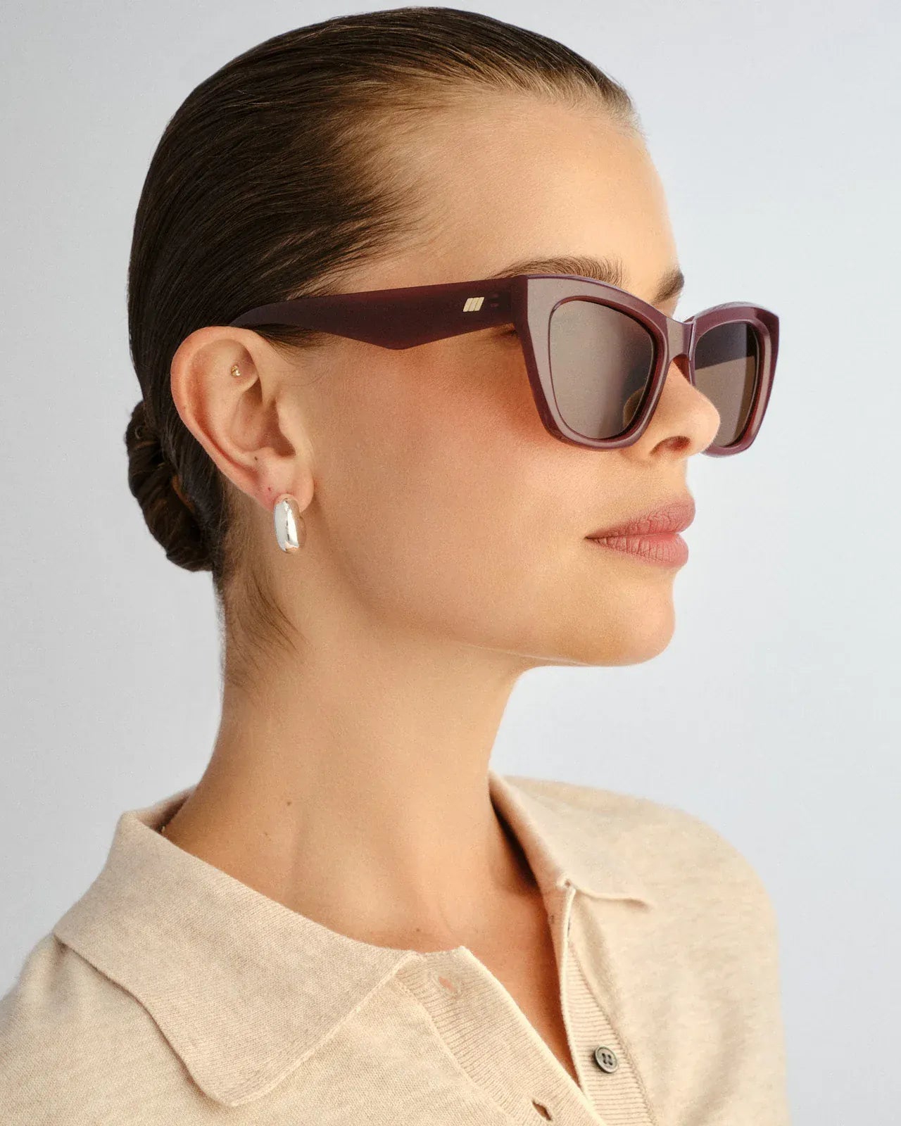Le Specs Le Specs Lumen + Sunnies - Cranberry LWF2652383 Le Specs Outta Love Sunnies - Pearl Caramel Splash Swimwear Sunnies 9324976446862