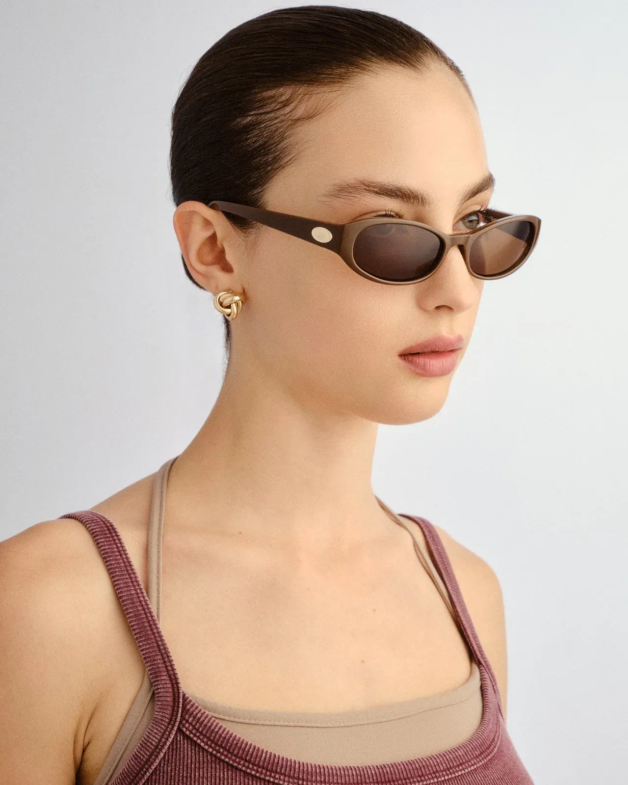 Le Specs Le Specs Popalicious Sunnies - Cocoa LWF2627941 Le Specs Outta Love Sunnies - Pearl Caramel Splash Swimwear Sunnies 9324976444172