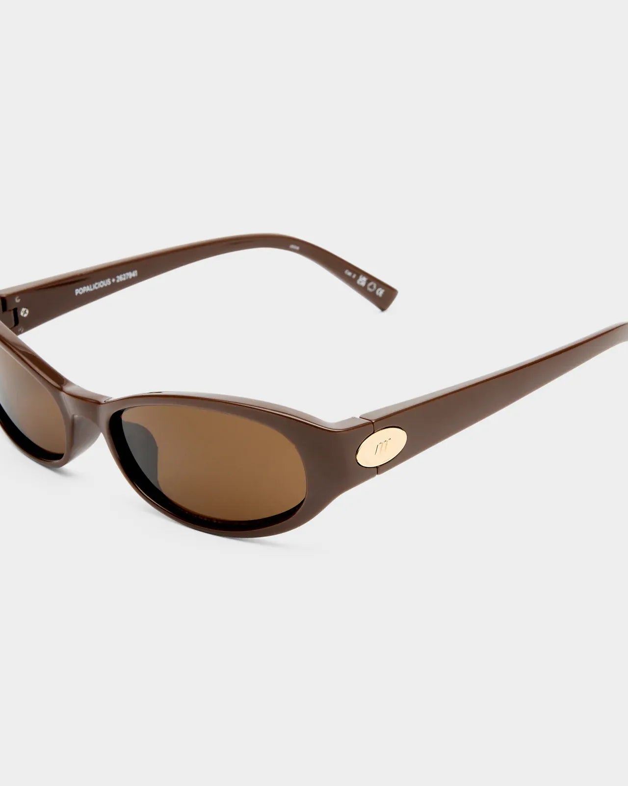 Le Specs Le Specs Popalicious Sunnies - Cocoa LWF2627941 Le Specs Outta Love Sunnies - Pearl Caramel Splash Swimwear Sunnies 9324976444172