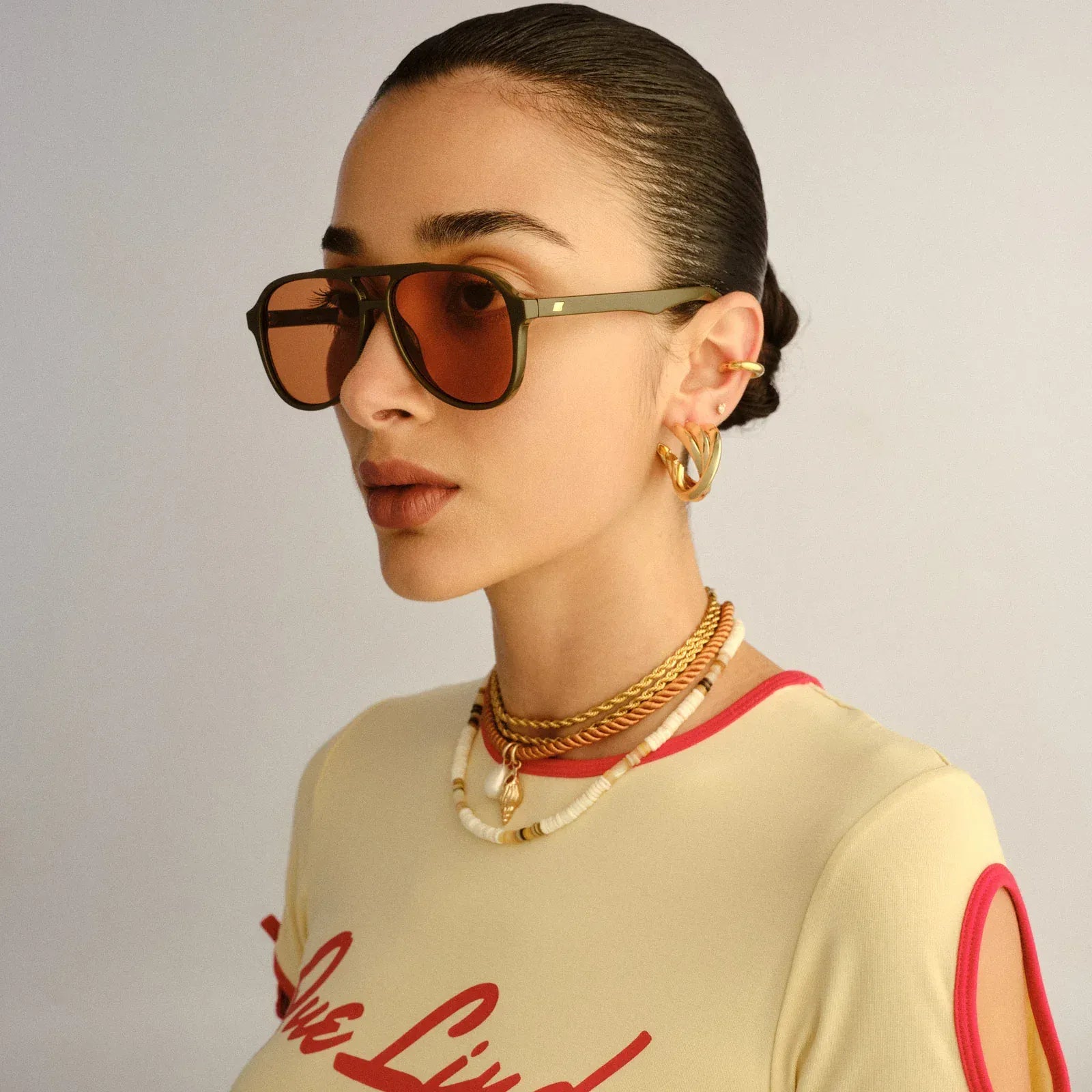 Le Specs Le Specs Tragic Magic - Dark Olive LSP2652351 Le Specs Tragic Magic - Dark Olive Splash Swimwear Sunnies 9324976446510