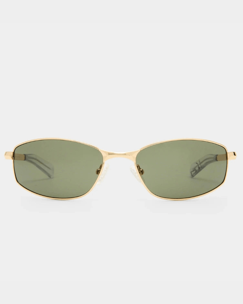 Le Specs Star Beam Sunnies - Bright Gold Khaki Mono LSP2552280 Le Specs Star Beam - Bright Gold Khaki Mono Splash Swimwear Sunnies 9324976436085