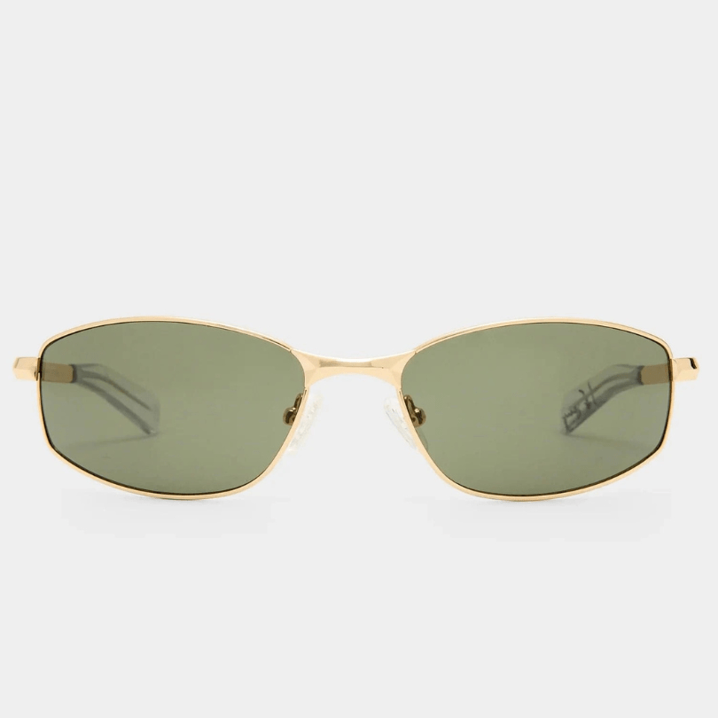 Le Specs Star Beam Sunnies - Bright Gold Khaki Mono LSP2552280 Le Specs Star Beam - Bright Gold Khaki Mono Splash Swimwear Sunnies 9324976436085