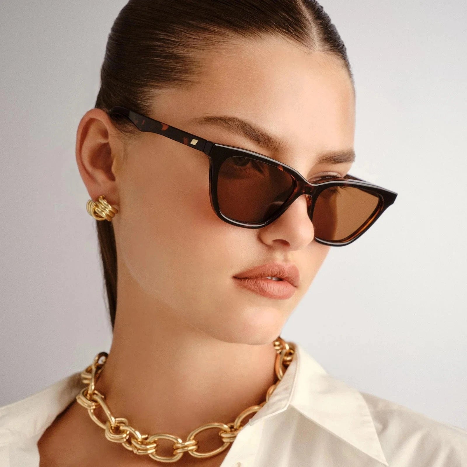 Le Specs Unfaithful Sunnies - Tort LSP2552176 Le Specs Unfaithful Sunnies - Black Splash Swimwear Sunglasses 9324976428332