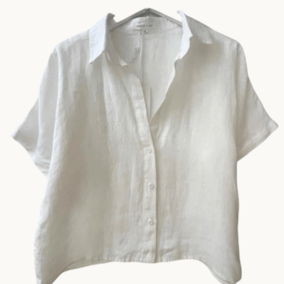 Little Lies Bronte Shirt Bronte Shirt Splash Swimwear Shirts White / 8 1000027361