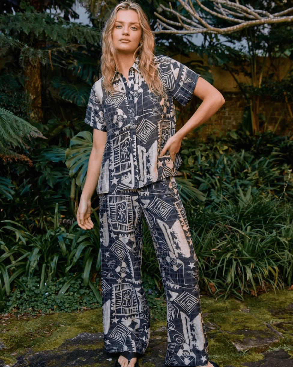 Little Lies Little Lies Cosmic Pants - Black Multi Little Lies Cosmic Pants - Black Multi Splash Swimwear Clothing Pant