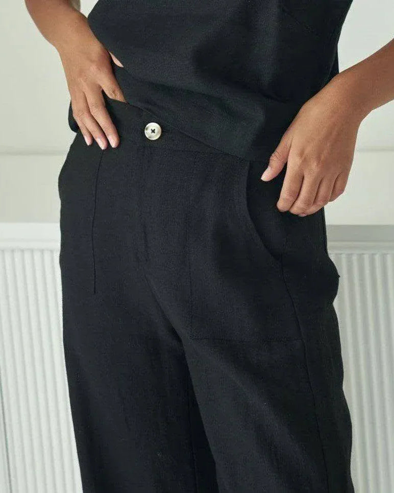 Little Lies Little Lies Jude Linen Pants Little Lies Jude Linen Pants Splash Swimwear Womens Pants