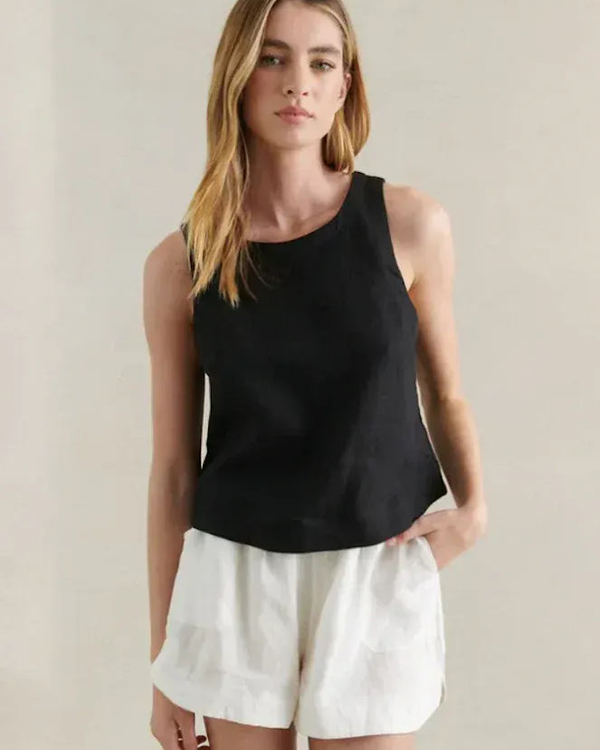 Little Lies Little Lies Jude Top R24090501 Little Lies Jude Top Splash Swimwear Tops Black / 8 1000029902