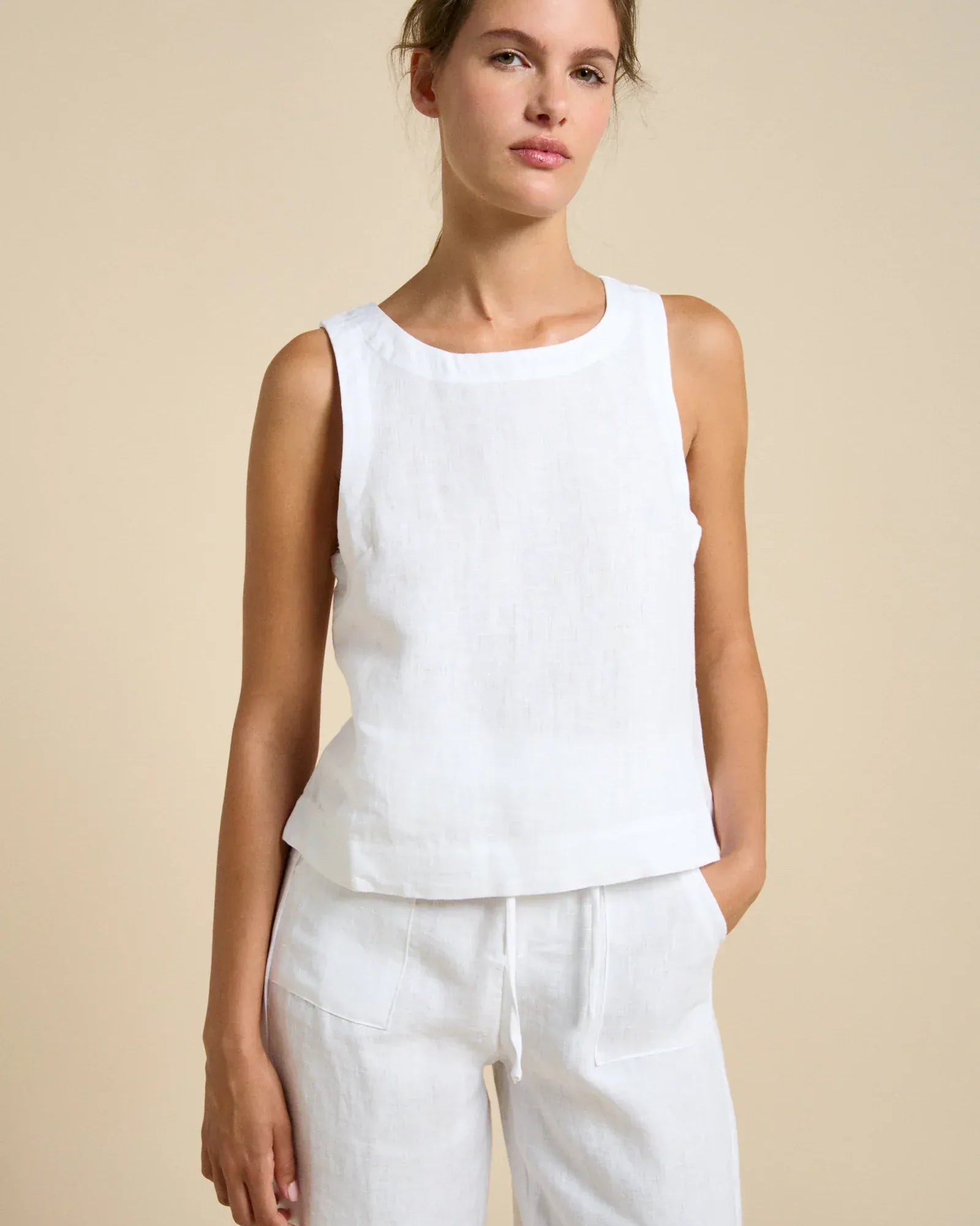 Little Lies Little Lies Jude Top R24090501 Little Lies Jude Top Splash Swimwear Tops White / 8 1000029898