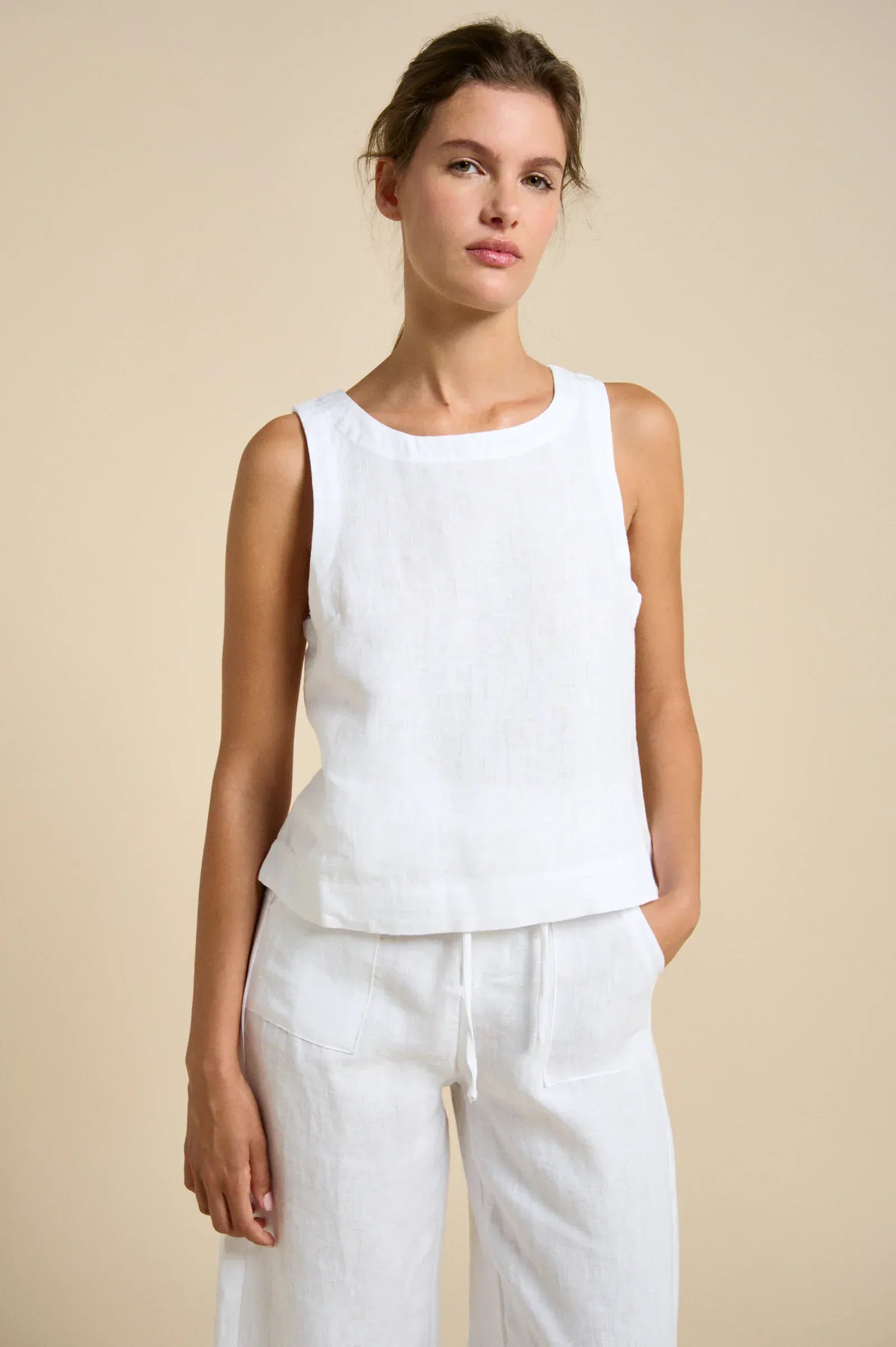 Little Lies Little Lies Jude Top R24090501 Little Lies Jude Top Splash Swimwear Tops White / 8 1000029898