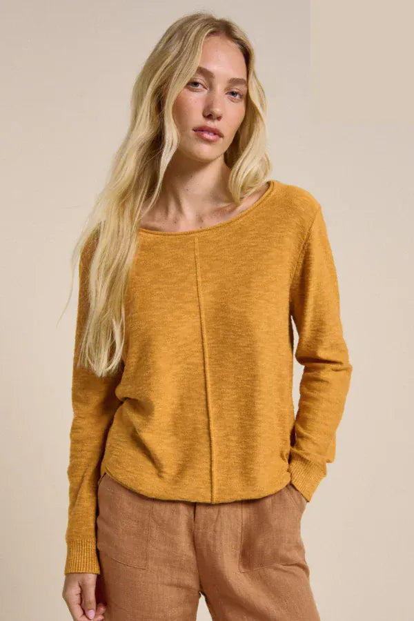 Little Lies Little Lies Sacha Top S18111513 Little Lies Sacha Top Splash Swimwear Tops Mustard / S 1000029895