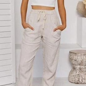 Little Lies S19070401 Beige / 8 Luxe Pants Little Lies Luxe Pants