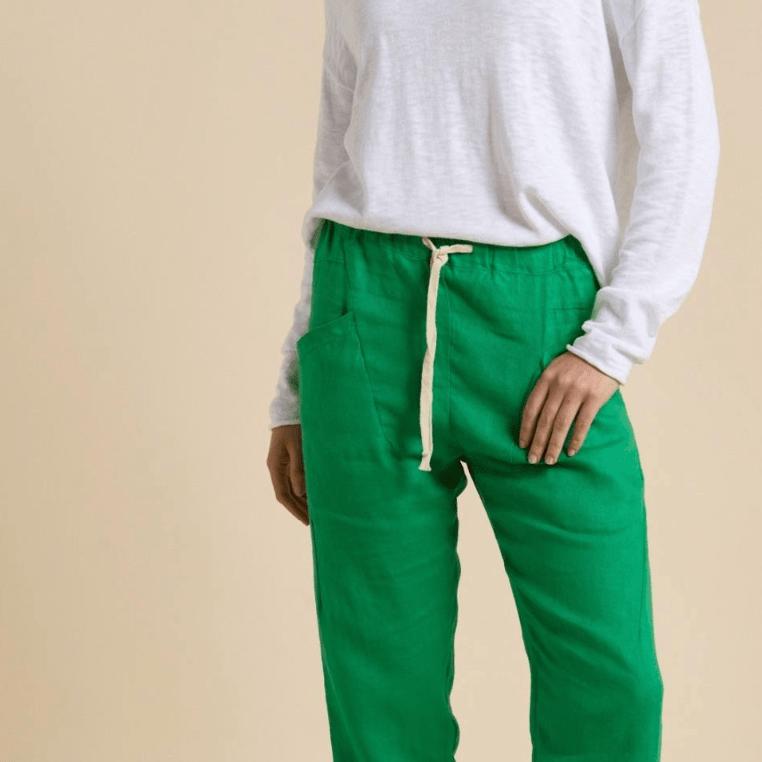 Little Lies Luxe Pants S19070401 Little Lies Luxe Pants Splash Swimwear Green / 8 1000026597