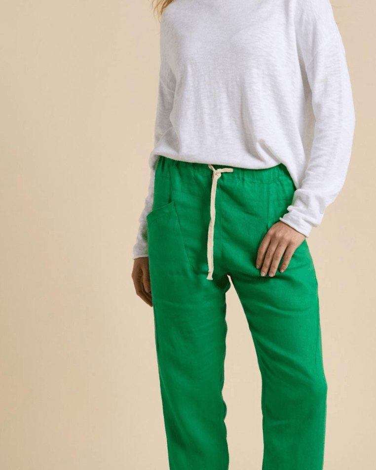 Little Lies Luxe Pants S19070401 Little Lies Luxe Pants Splash Swimwear Green / 8 1000026597