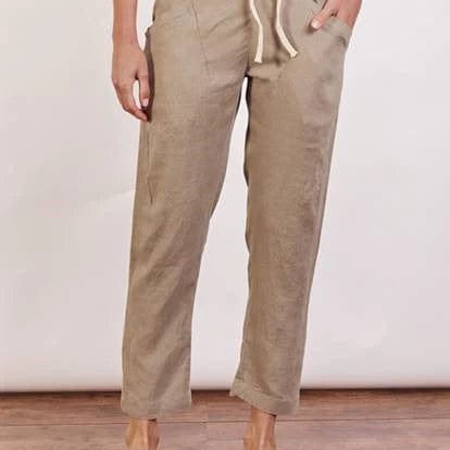 Little Lies Luxe Pants S19070401 Little Lies Luxe Pants Splash Swimwear Light Khaki / 8 1000019142