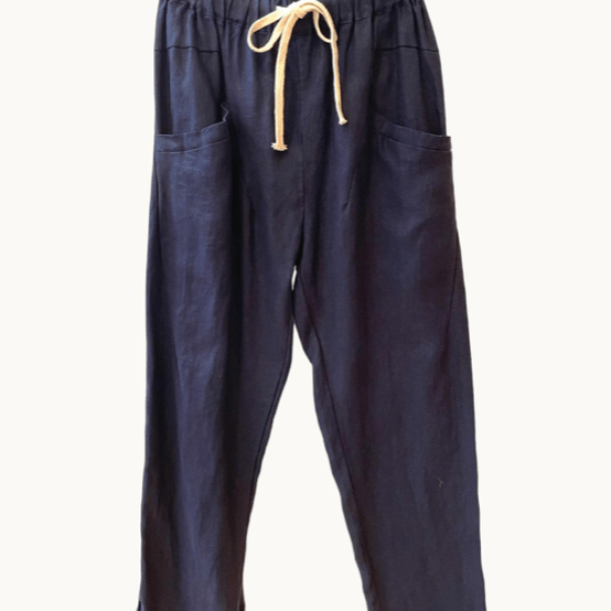 Little Lies Luxe Pants S19070401 Little Lies Luxe Pants Splash Swimwear Navy / 8 1000026012