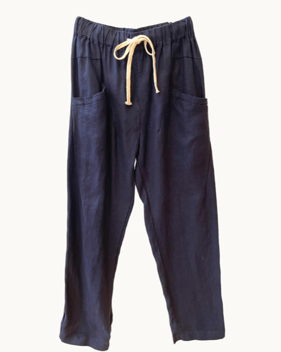 Little Lies Luxe Pants S19070401 Little Lies Luxe Pants Splash Swimwear Navy / 8 1000026012