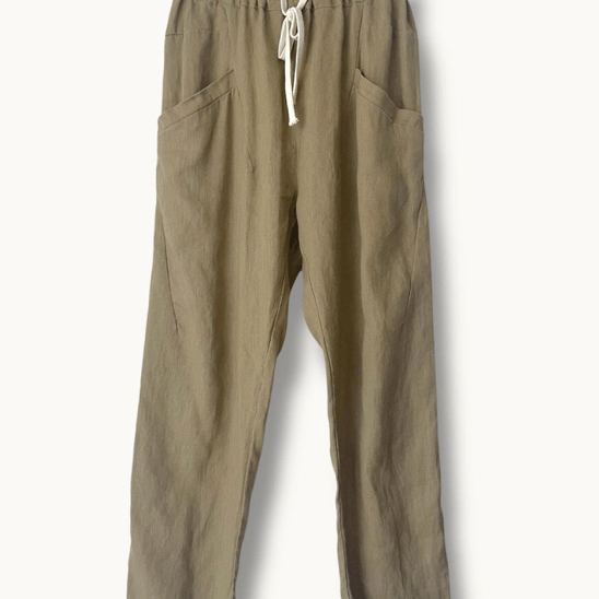 Little Lies Luxe Pants S19070401 Little Lies Luxe Pants Splash Swimwear Walnut / 8 1000024829