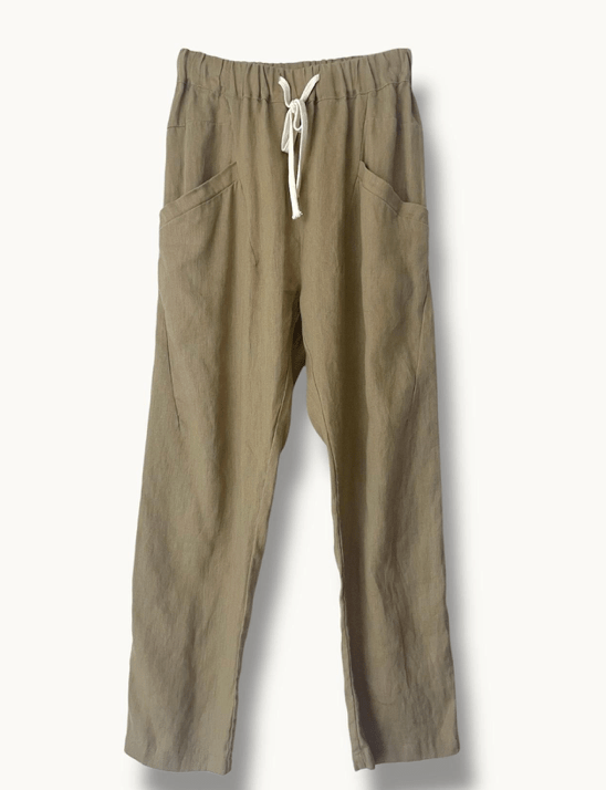 Little Lies Luxe Pants S19070401 Little Lies Luxe Pants Splash Swimwear Walnut / 8 1000024829