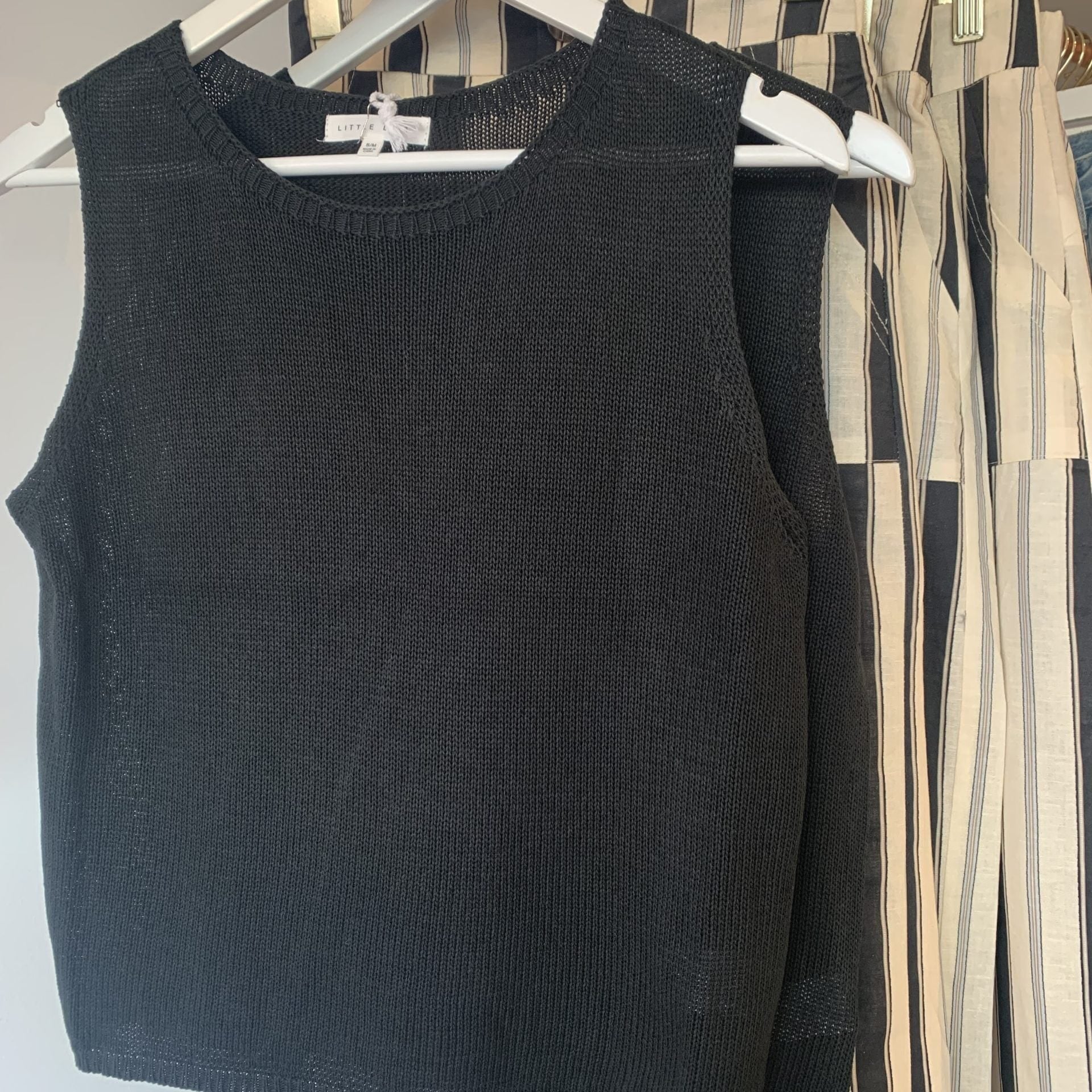 Little Lies Spring Tank K23062605 Spring Tank Splash Swimwear Tops Black / S/M 1000021815