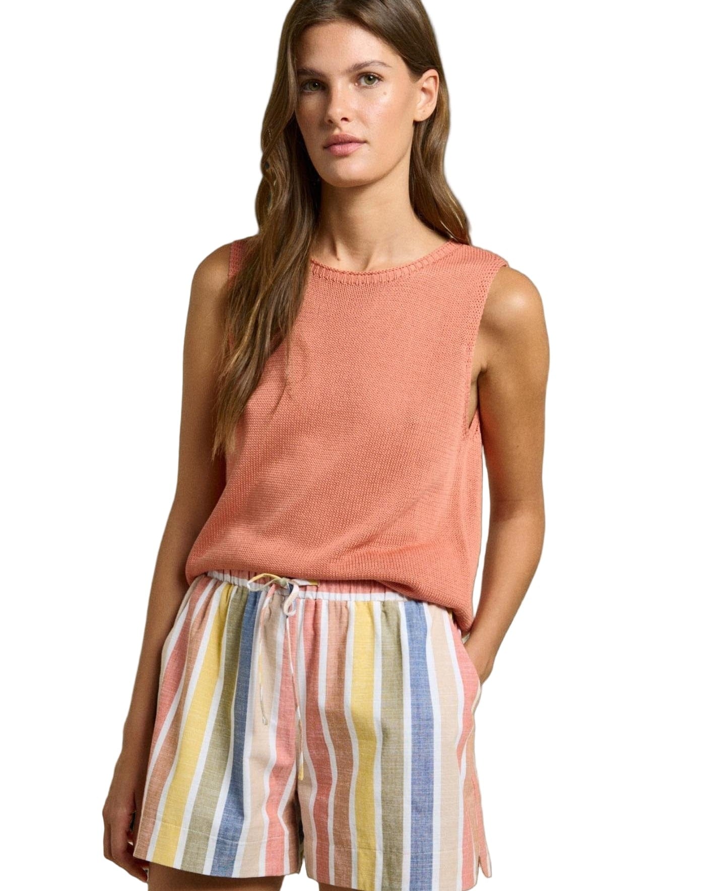 Little Lies Spring Tank Spring Tank Splash Swimwear Tops Coral / S/M 1000028839