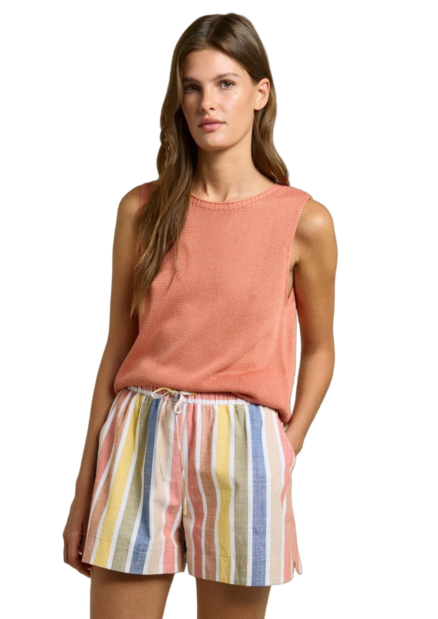 Little Lies Spring Tank Spring Tank Splash Swimwear Tops Coral / S/M 1000028839