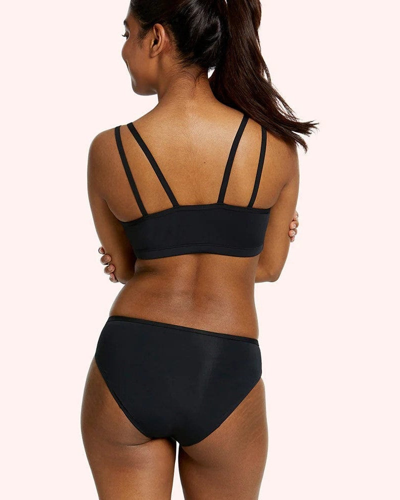 Love Luna First Period Swim Bikini - Black First Period Swim Bikini - Black Splash Swimwear Bikini Bottoms