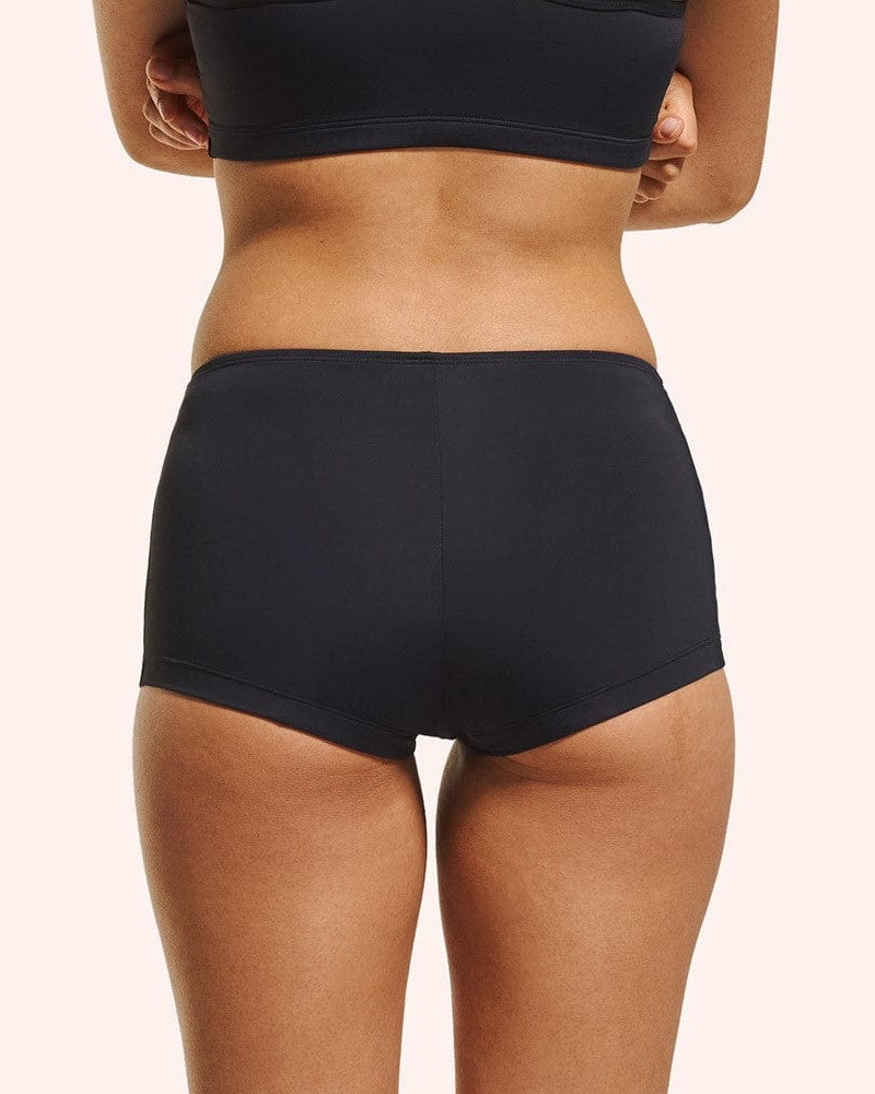Love Luna First Period Swim Boyleg - Black First Period Swim Boyleg - Black Splash Swimwear Bikini Bottoms