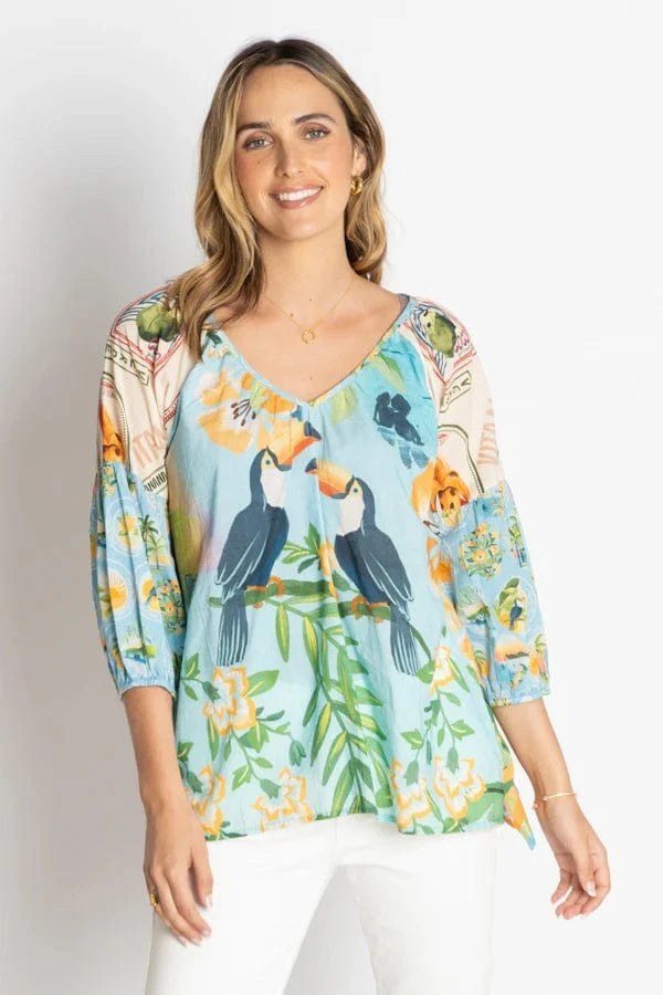 Lulalife Exotica Top - Multi Lulalife Melody Shirt Splash Swimwear