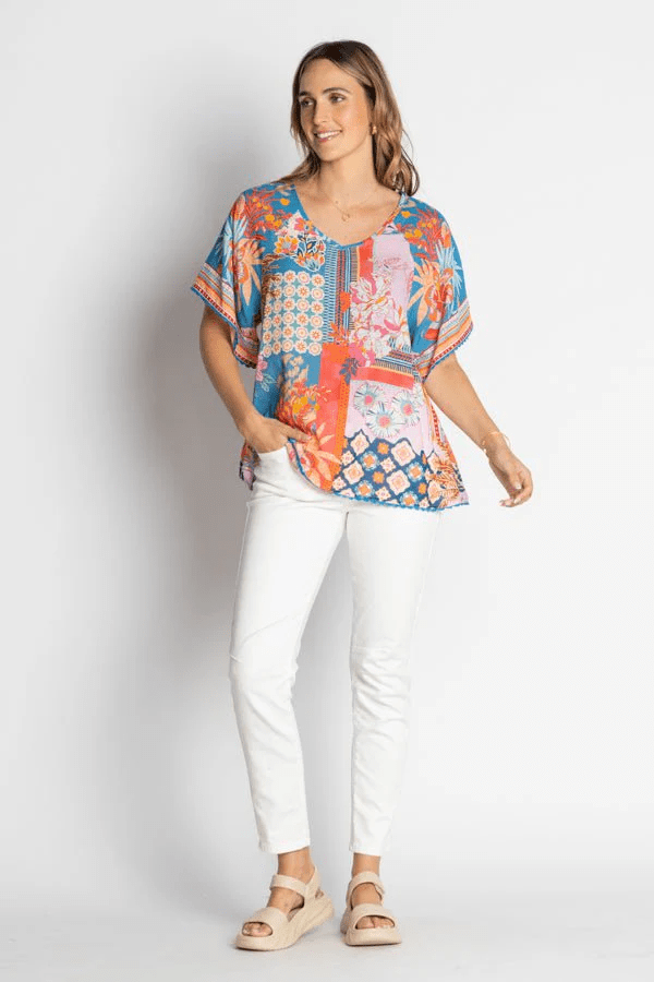 Lulalife Lulalife Asmara Top - Ocean Lulalife Asmara Top - Ocean Splash Swimwear Clothing