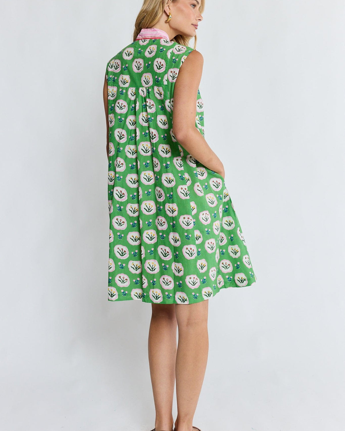 Lulalife Lulalife Beth Sundress - Fern Lulalife Beth Sundress - Fern Splash Swimwear Dresses
