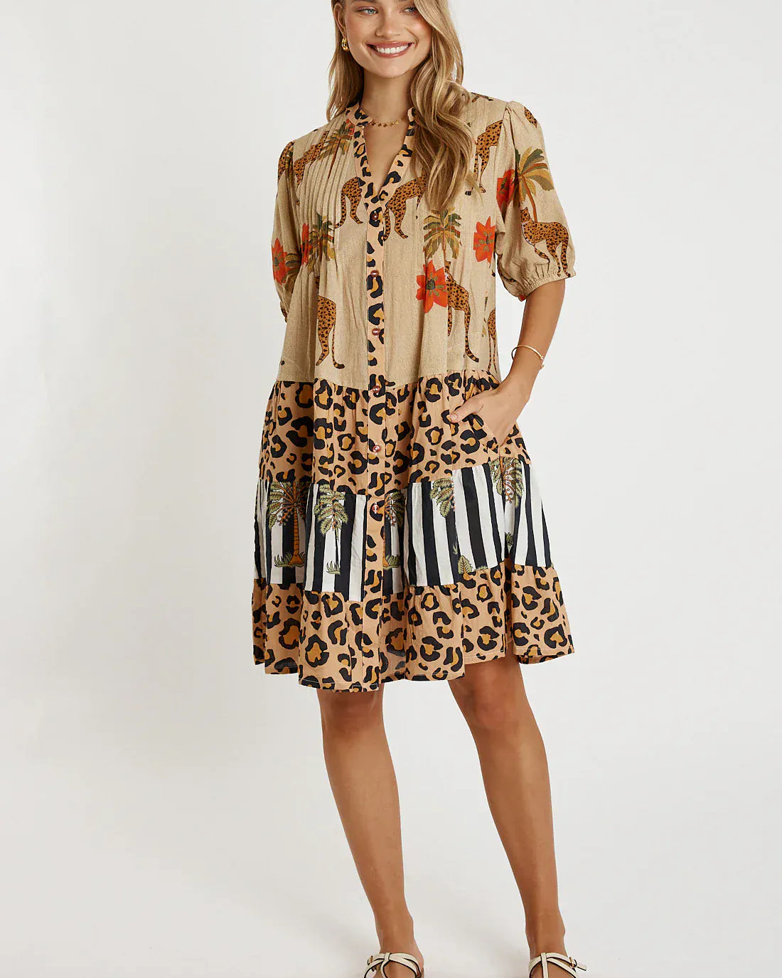 Lulalife Lulalife Congo Dress - Natural Lulalife Congo Dress - Natural Splash Swimwear Clothing