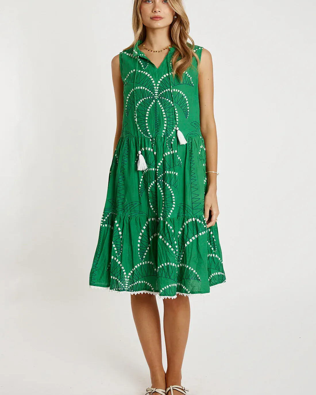 Lulalife Lulalife Idalia Sleeveless Dress Lulalife Idalia Sleeveless Dress Splash Swimwear Clothing