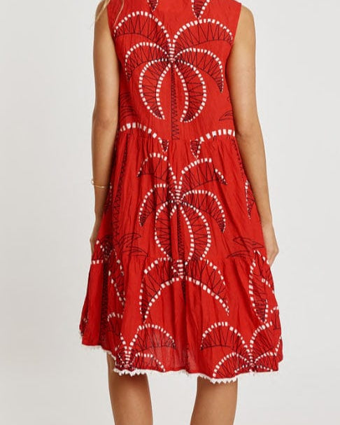 Lulalife Lulalife Idalia Sleeveless Dress Lulalife Idalia Sleeveless Dress Splash Swimwear Clothing