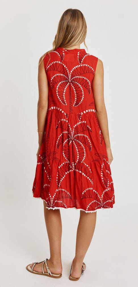 Lulalife Lulalife Idalia Sleeveless Dress Lulalife Idalia Sleeveless Dress Splash Swimwear Clothing