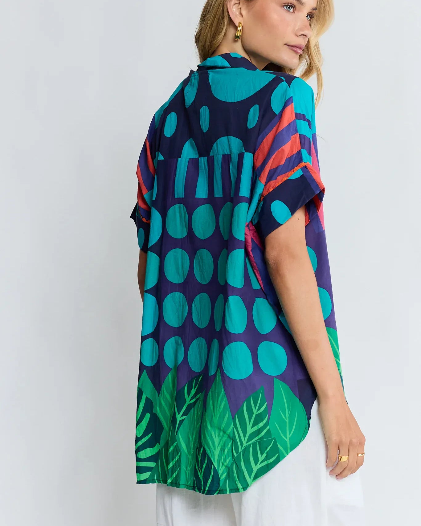 Lulalife Lulalife Rhea Shirt Lulalife Rhea Shirt Splash Swimwear Tops