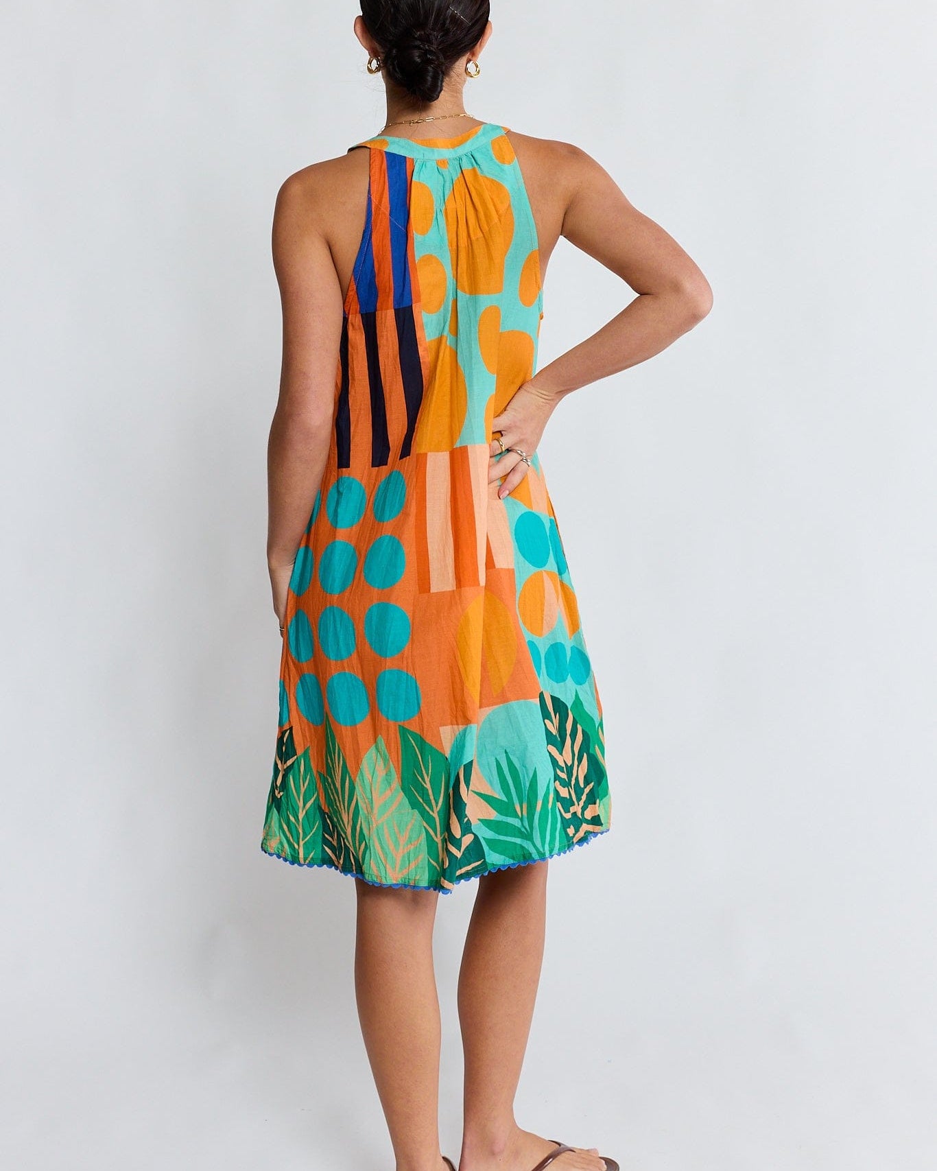Lulalife Lulalife Rhea Sundress Lulalife Rhea Sundress Splash Swimwear Dresses