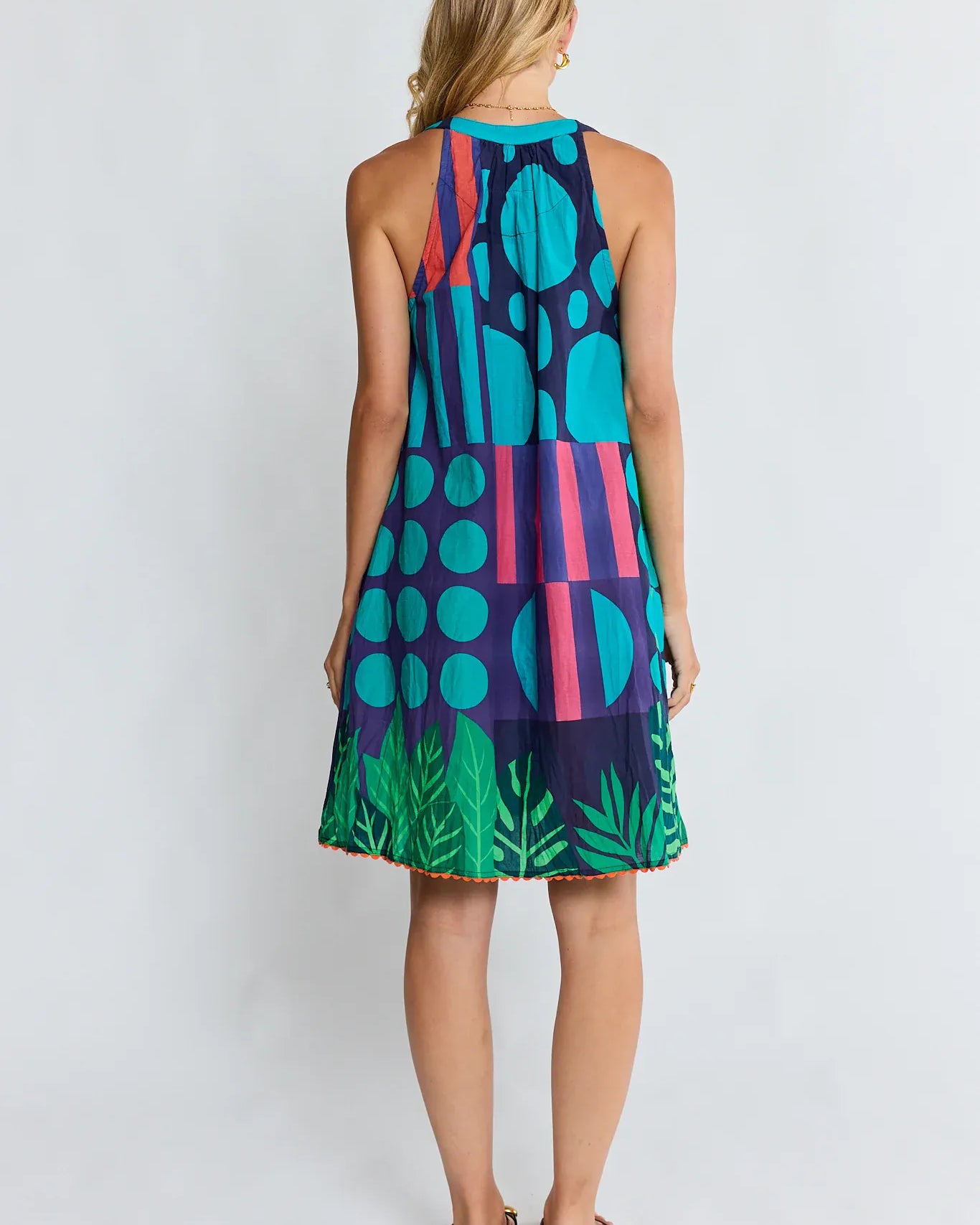 Lulalife Lulalife Rhea Sundress - Navy Lulalife Rhea Sundress - Navy Splash Swimwear Dresses