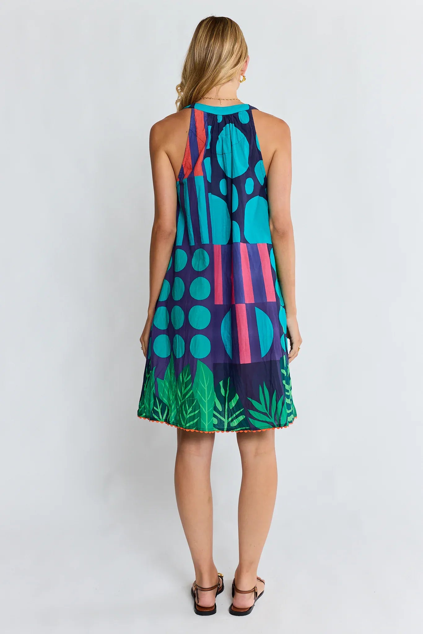 Lulalife Lulalife Rhea Sundress - Navy Lulalife Rhea Sundress - Navy Splash Swimwear Dresses